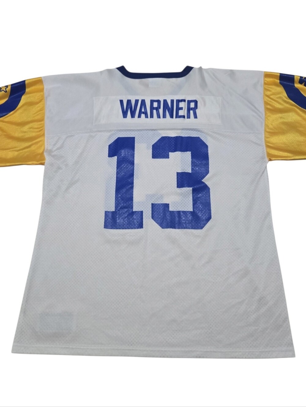 Vintage Starter Kurt Warner Rams #13 Jersey Size 52 / XL